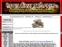 Tablet Screenshot of hotlinktraffic.com